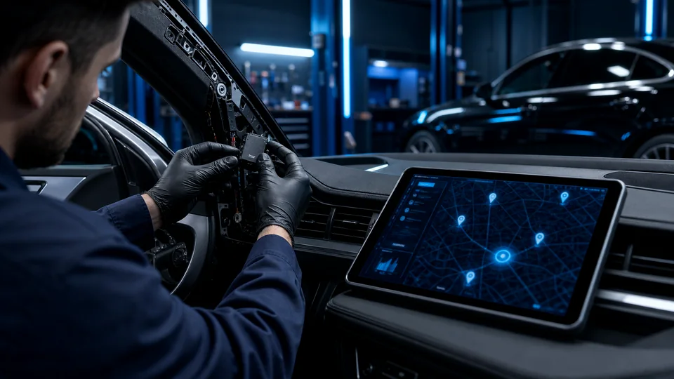 instalação de rastreador veicular com monitoramento em tempo real